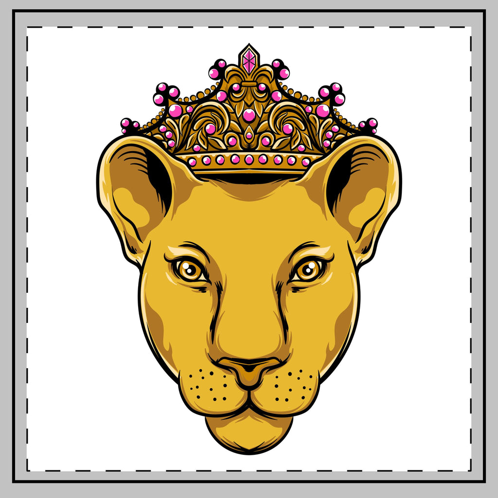 Mockup of LIONESS imprint on white pillow case from The Original