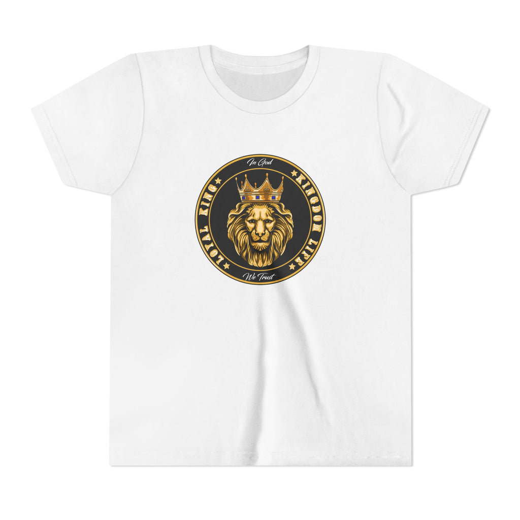 Presenting Loyal King youth t-shirt front view from The Original