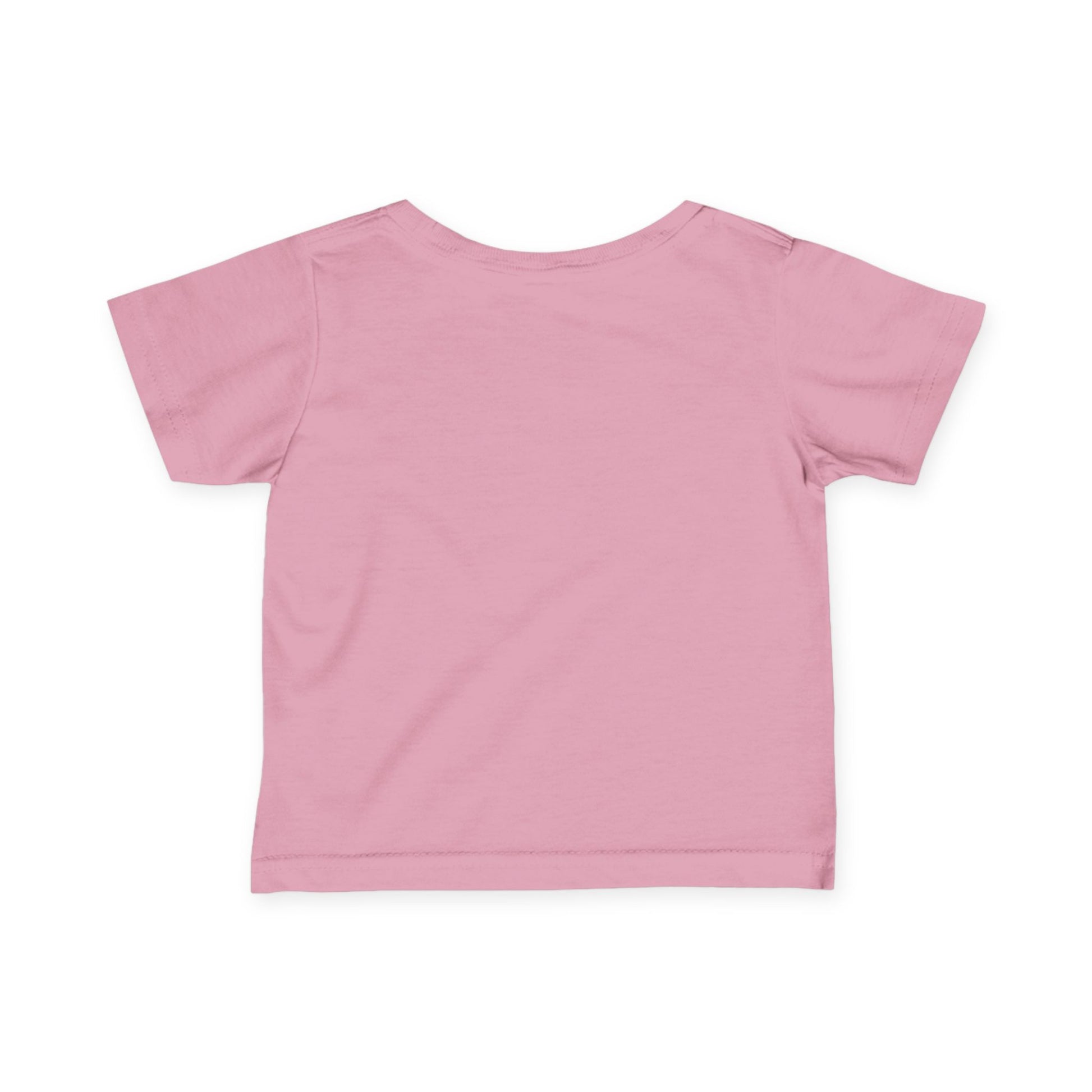 Backview of Loyal Princess infant t-shirt – Christian baby girl organic cotton tee