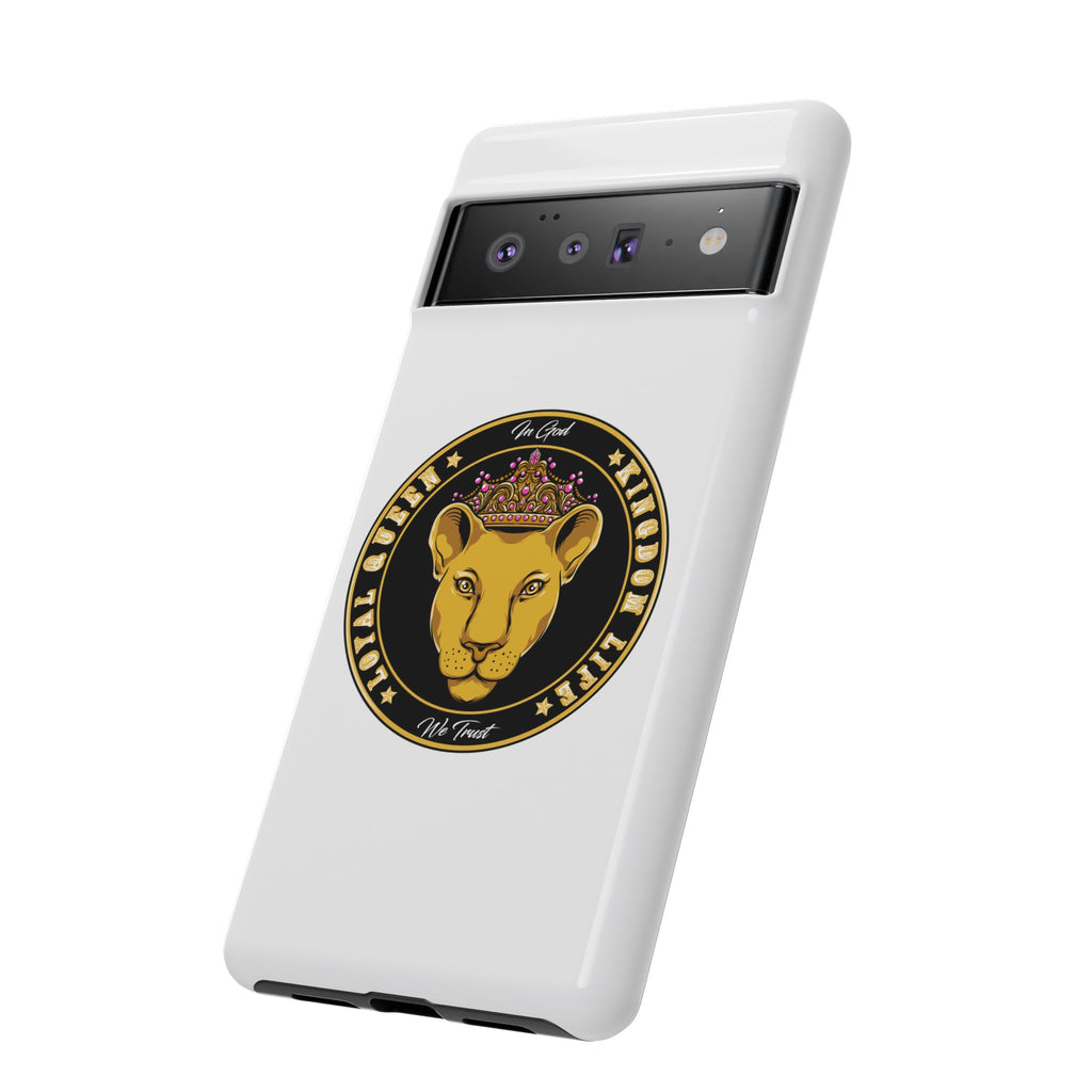 Christian LOYAL QUEEN crown design case – durable, stylish, faithwear"