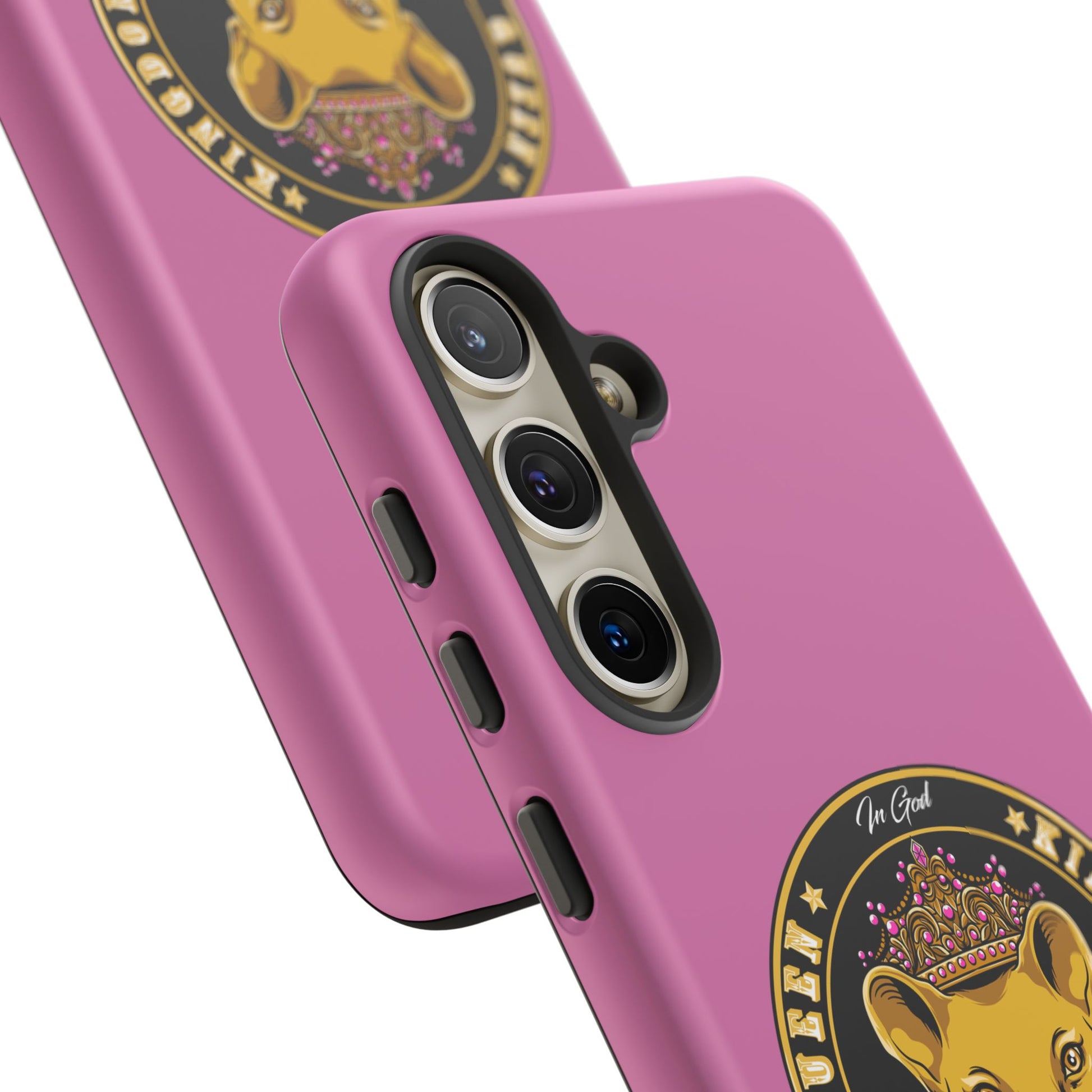 Loyal Queen pink case – inspirational Christian accessory celebrating royal identity in Christ