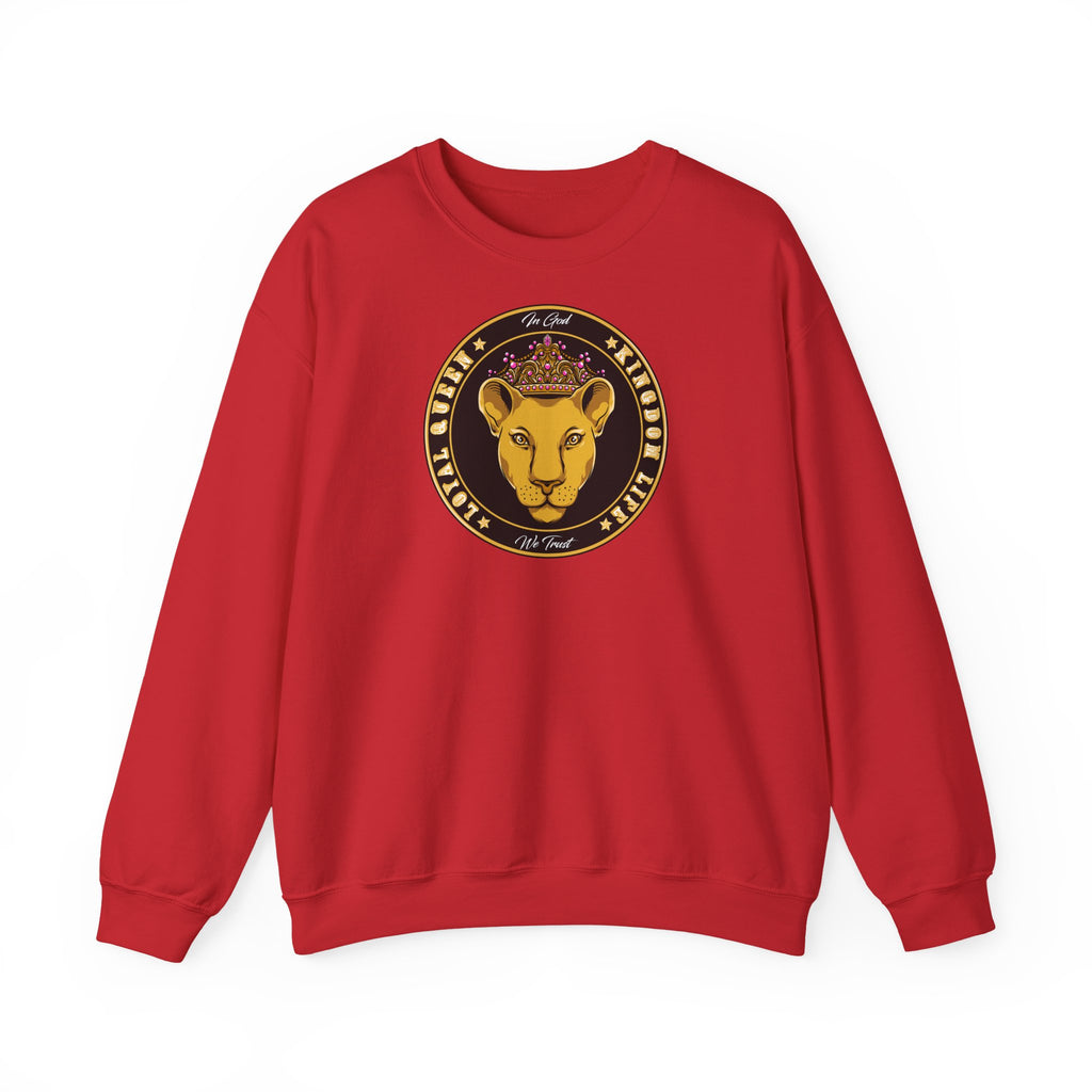 Christian streetwear LOYAL QUEEN crewneck sweatshirt for women