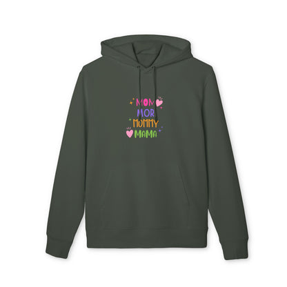 Faith-based apparel hoodie made from organic brushed cotton