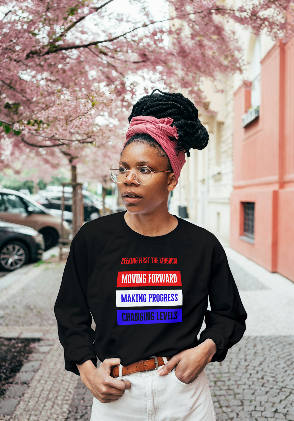 Moving forward and making progress sweatshirt from The Original