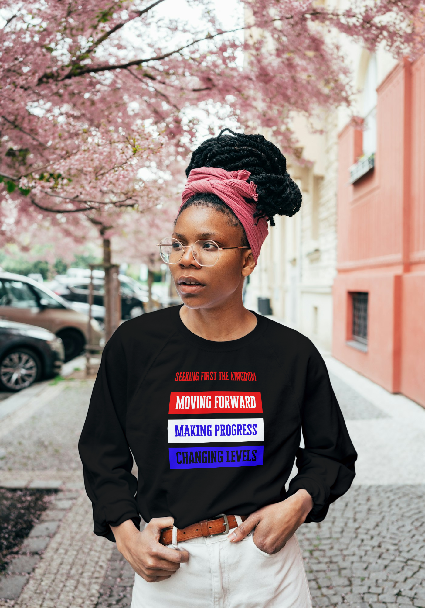 Moving forward and making progress sweatshirt from The Original