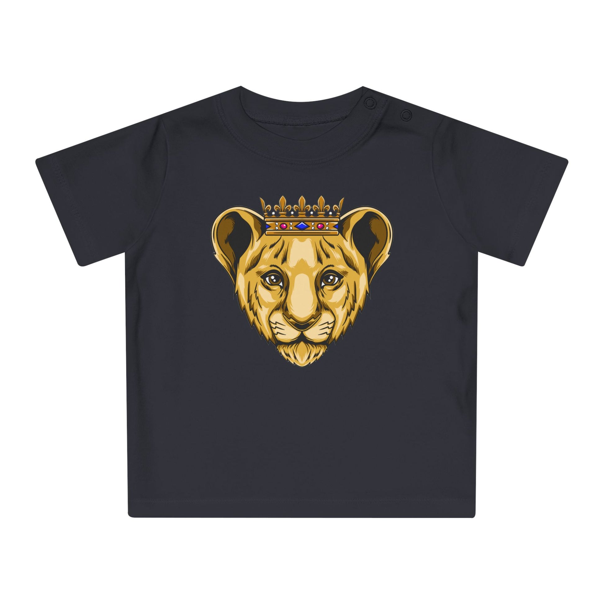 Christian baby tee with PRINCE design for boys – royal faithwear gift