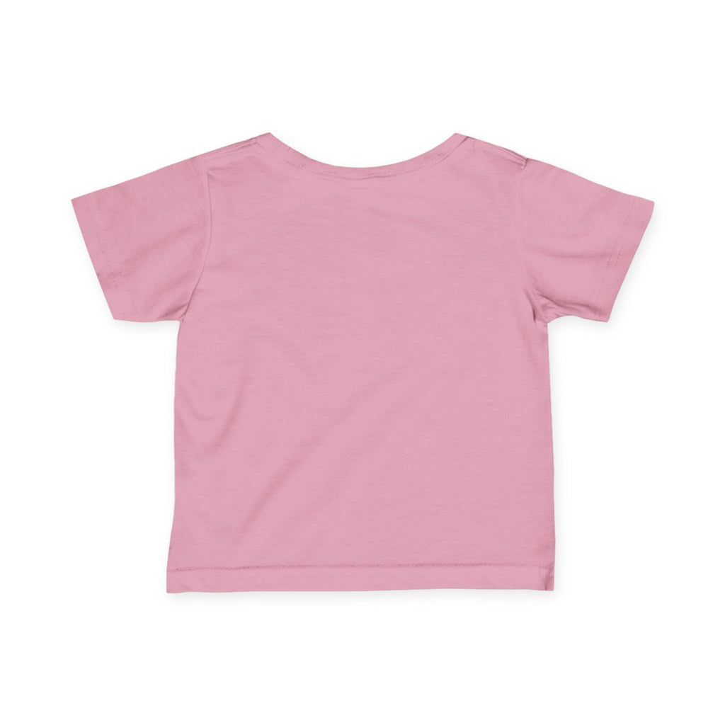 Backview of Durable and soft Christian baby t-shirt for girls - The Original