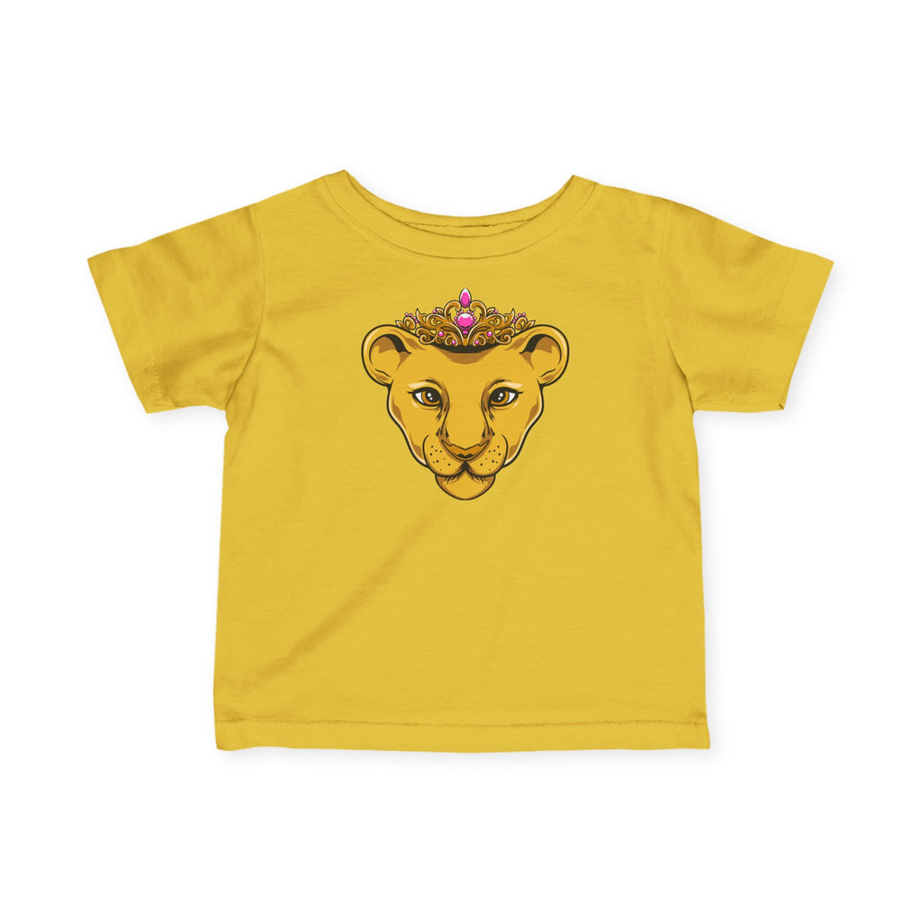 Yellow Soft cotton baby t-shirt for little princesses of faith from The Original