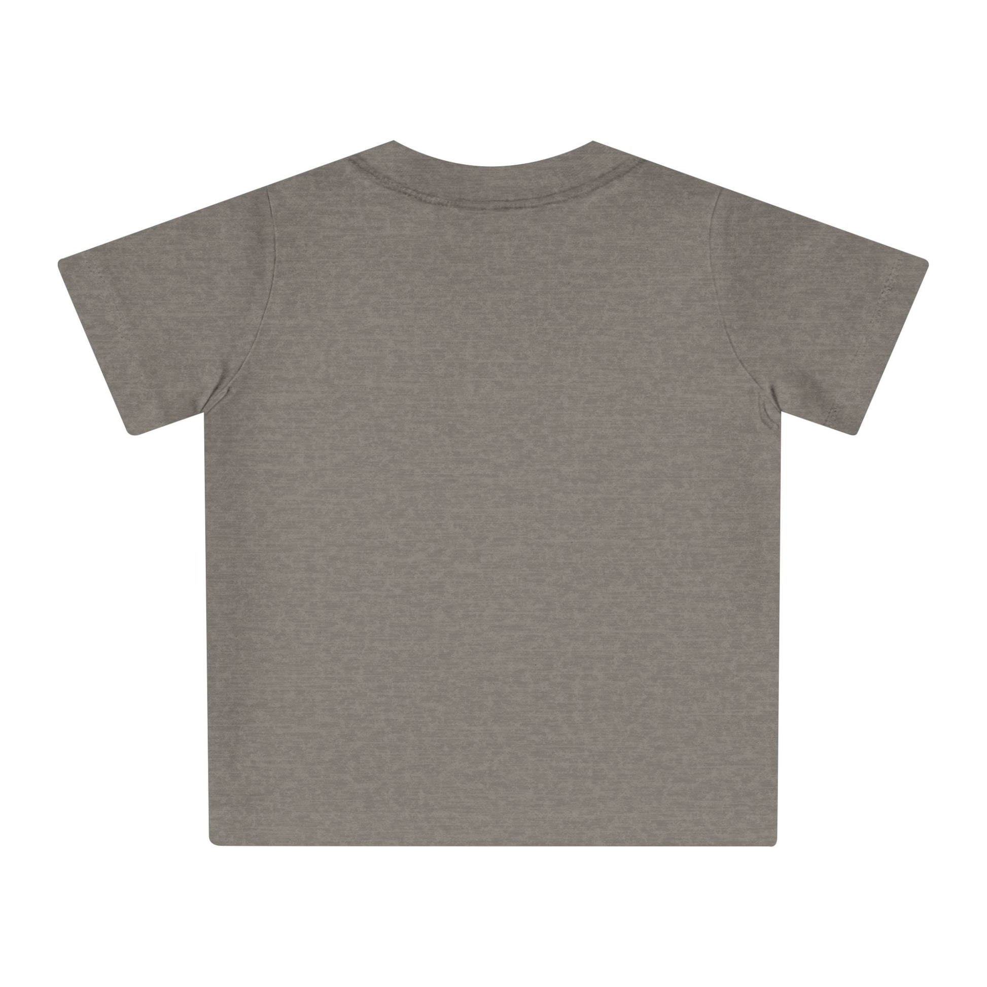 Back view of PRINCESS baby t-shirt – simple organic cotton design with Christian symbolism