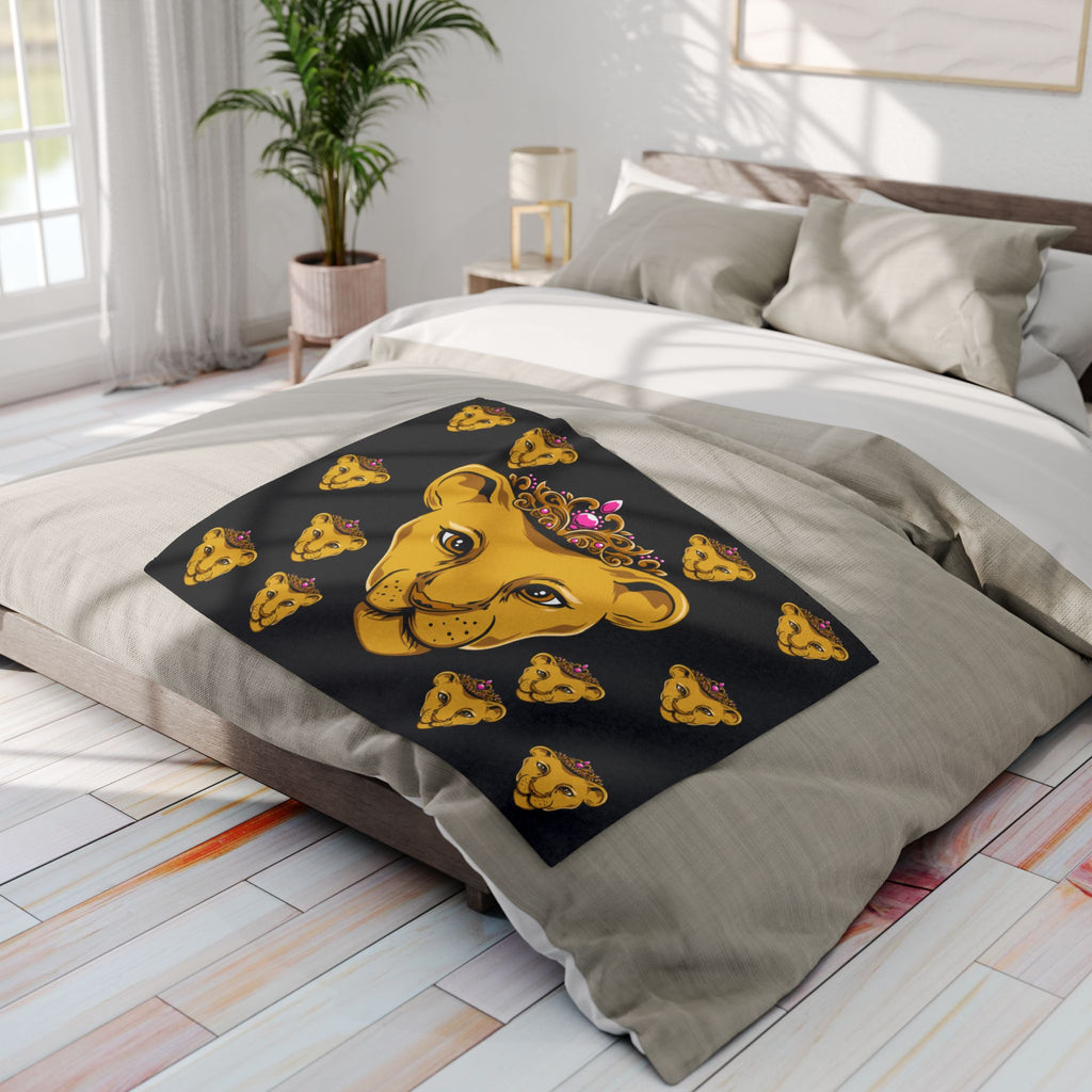 The Original PRINCESS fleece throw – soft baby shower gift for girls