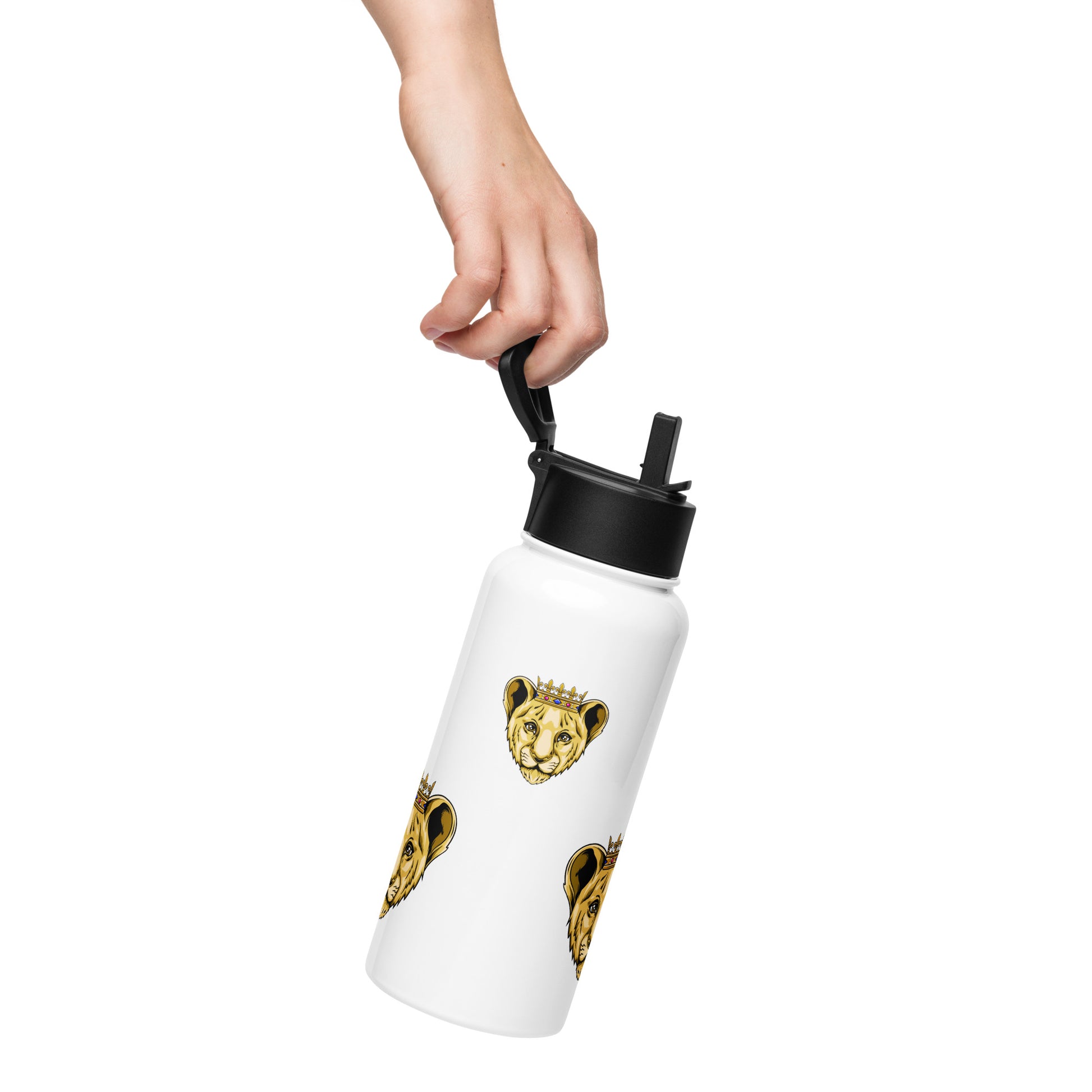 Product mockup Christian water bottle for men and boys – PRINCE design