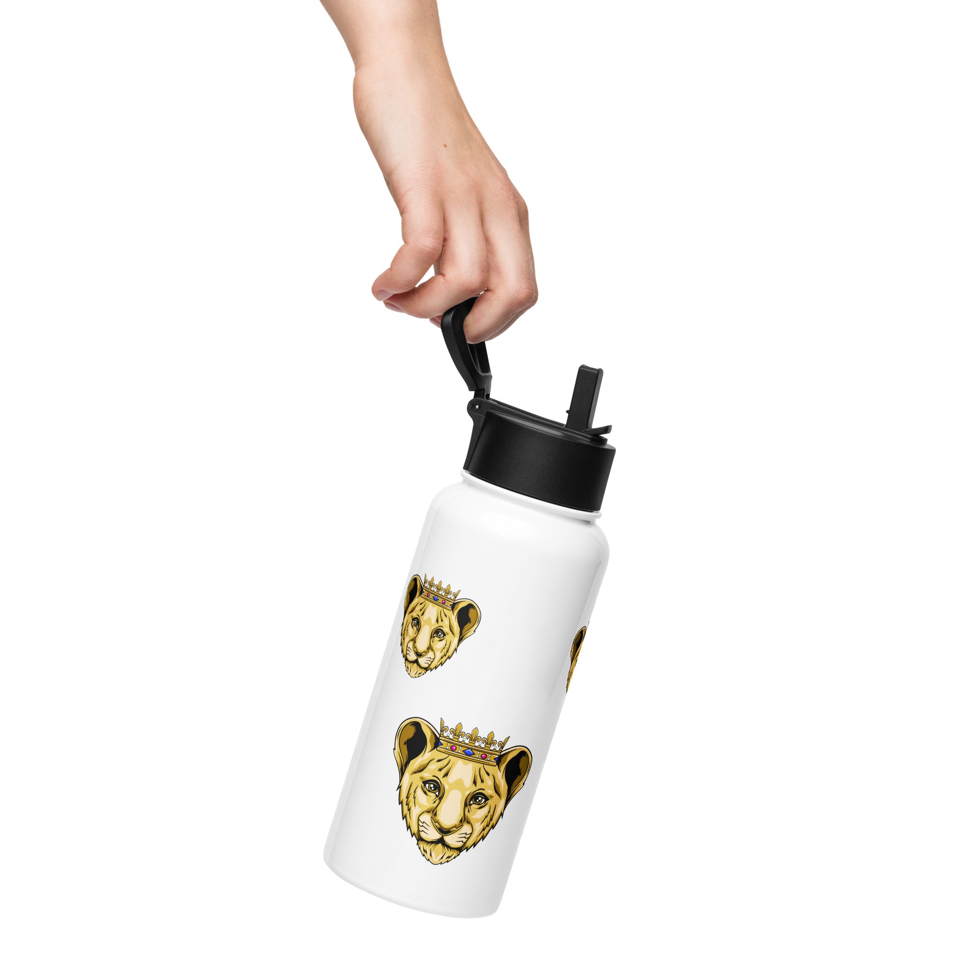 Product mockup Christian water bottle for men and boys – PRINCE design