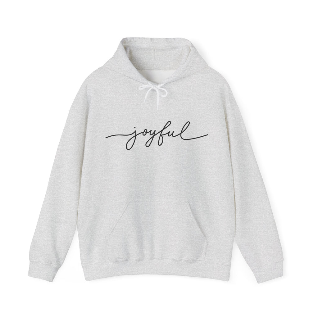 JOYFUL light grey hoodie casually – streetwear with purpose by The Original
