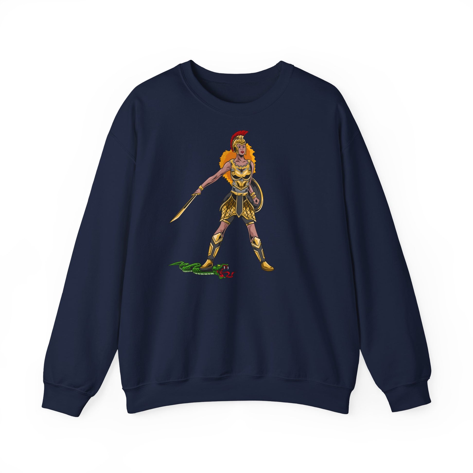 sweatshirt for women of faith with serpent and armor theme from The Original