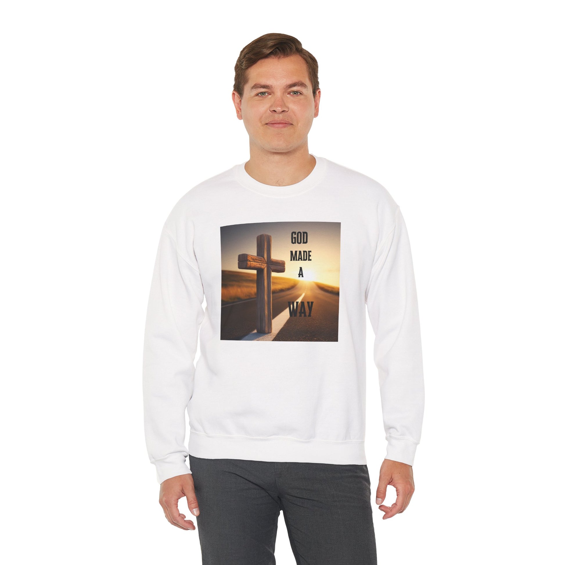 Christian sweatshirt  on model – ideal for gifting or everyday wear from The Original
