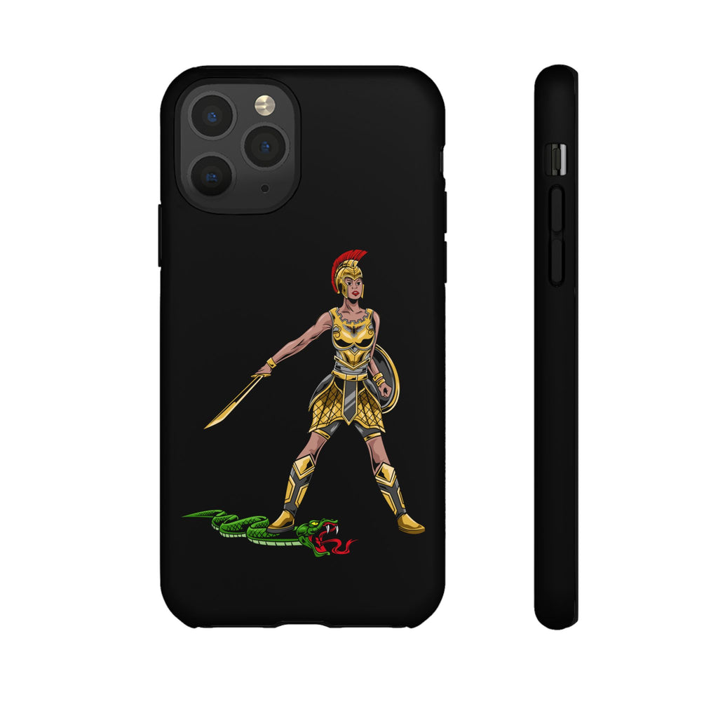 Inspirational black phone cover for women – bold faith message with purpose from The Original