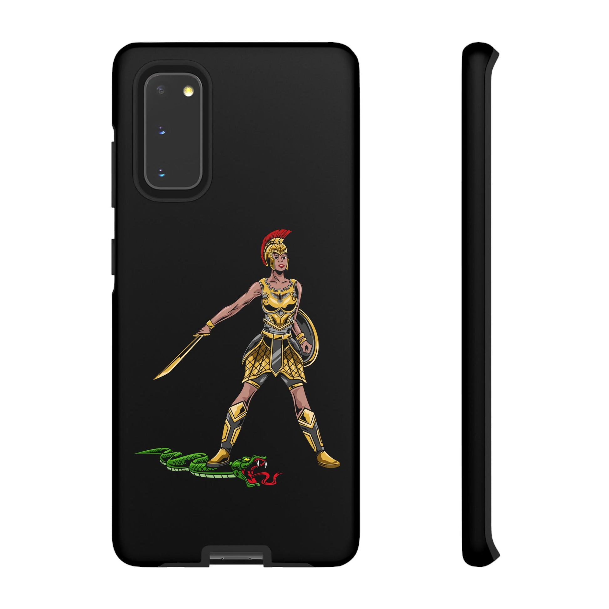 Inspirational black phone cover for women – bold faith message with purpose from The Original