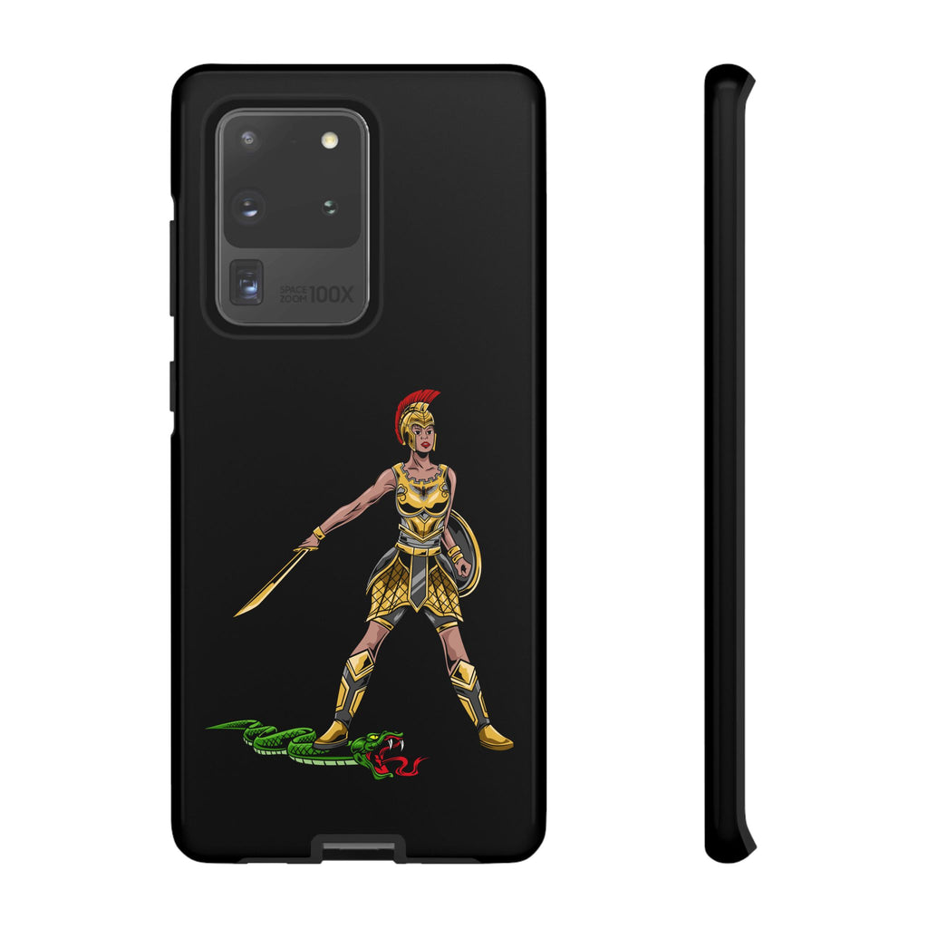 Inspirational black phone cover for women – bold faith message with purpose from The Original