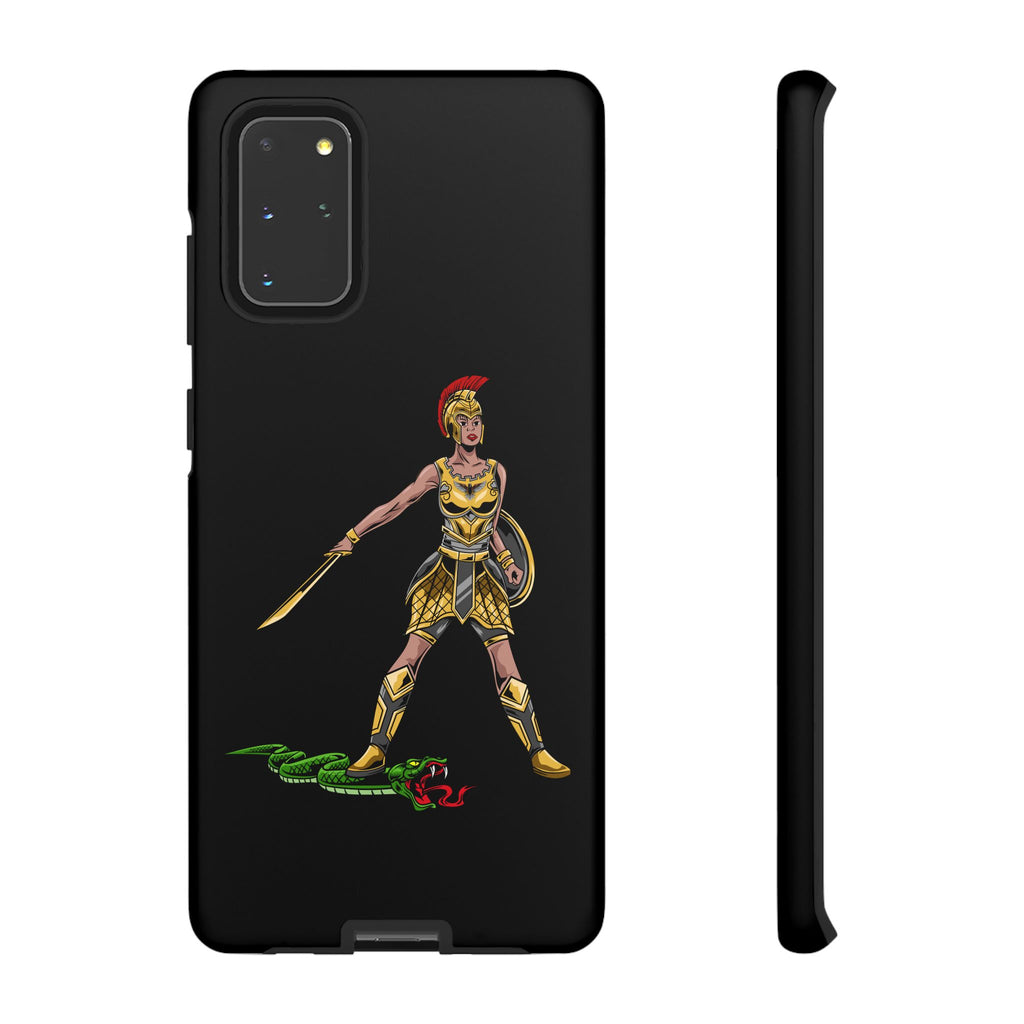 Inspirational black phone cover for women – bold faith message with purpose from The Original