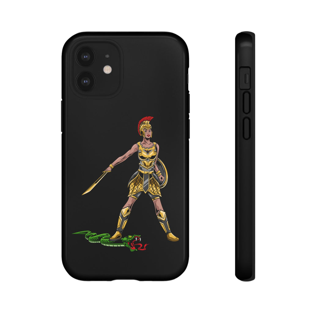 Inspirational black phone cover for women – bold faith message with purpose from The Original