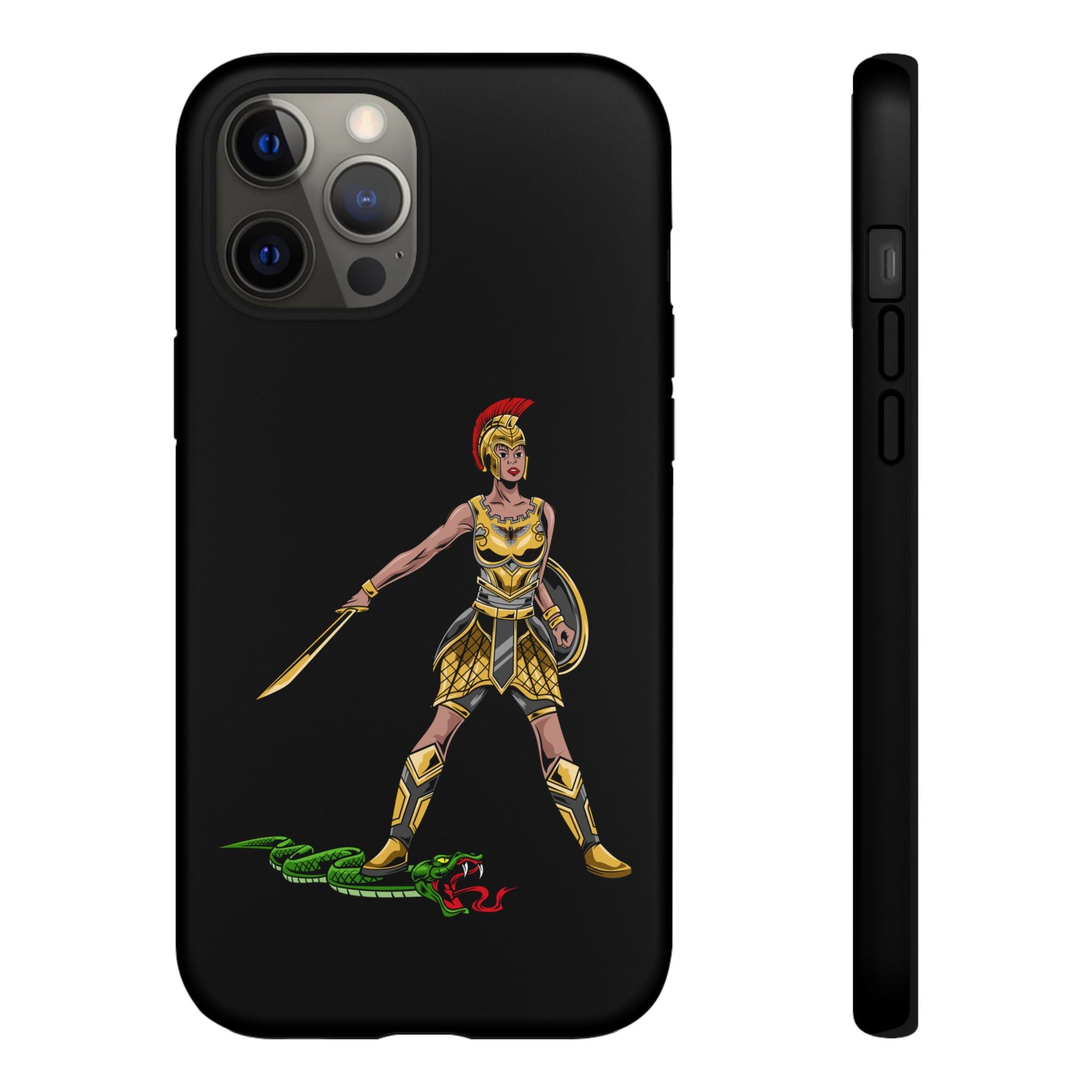 Inspirational black phone cover for women – bold faith message with purpose from The Original