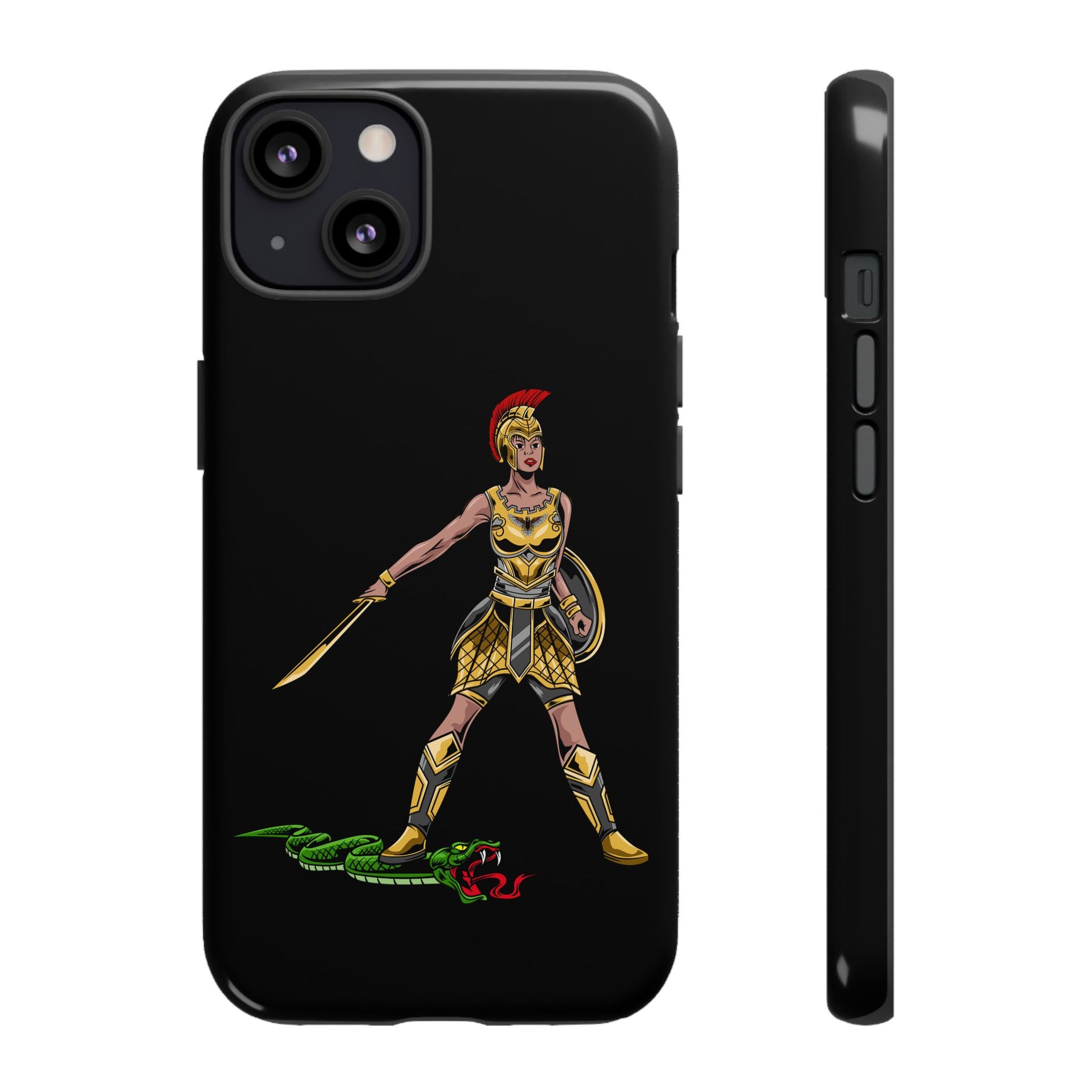 Inspirational black phone cover for women – bold faith message with purpose from The Original