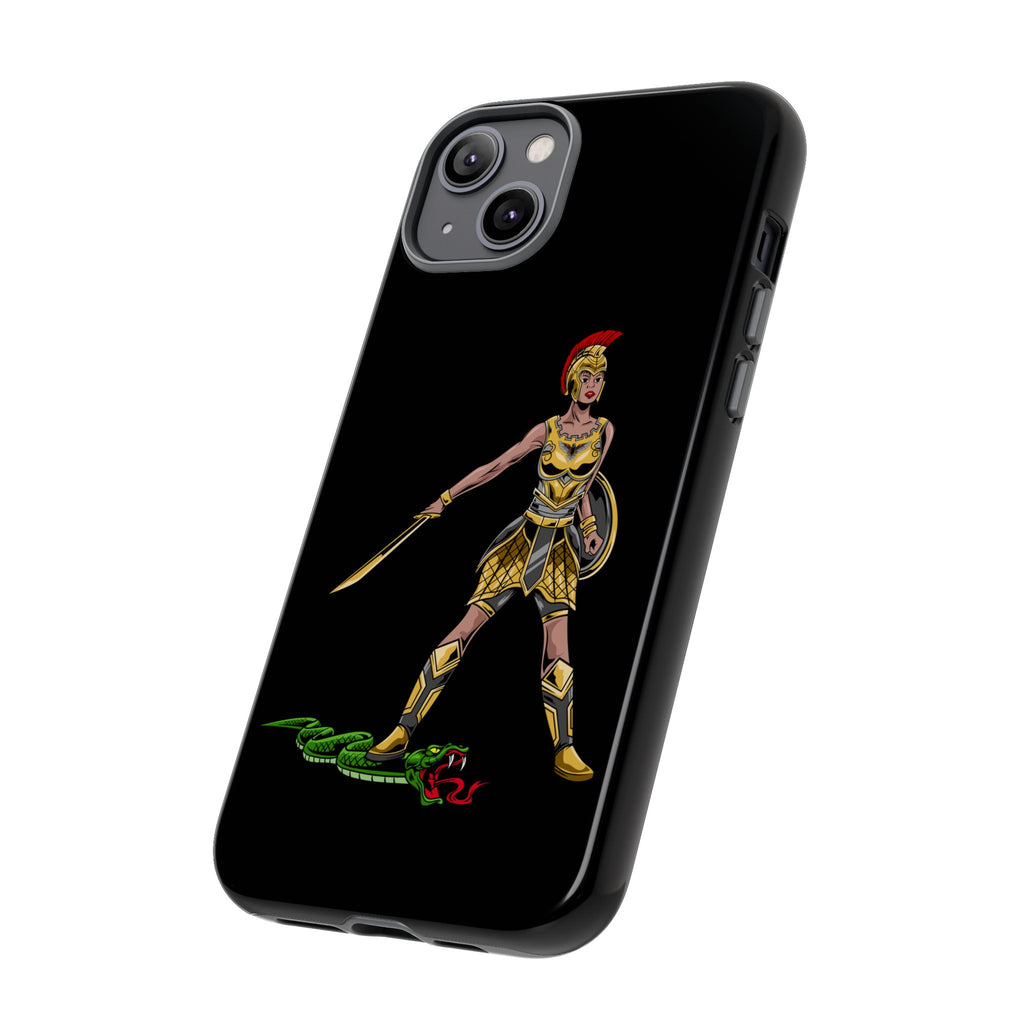 Elegant black Christian phone case with empowering faith design from The Original