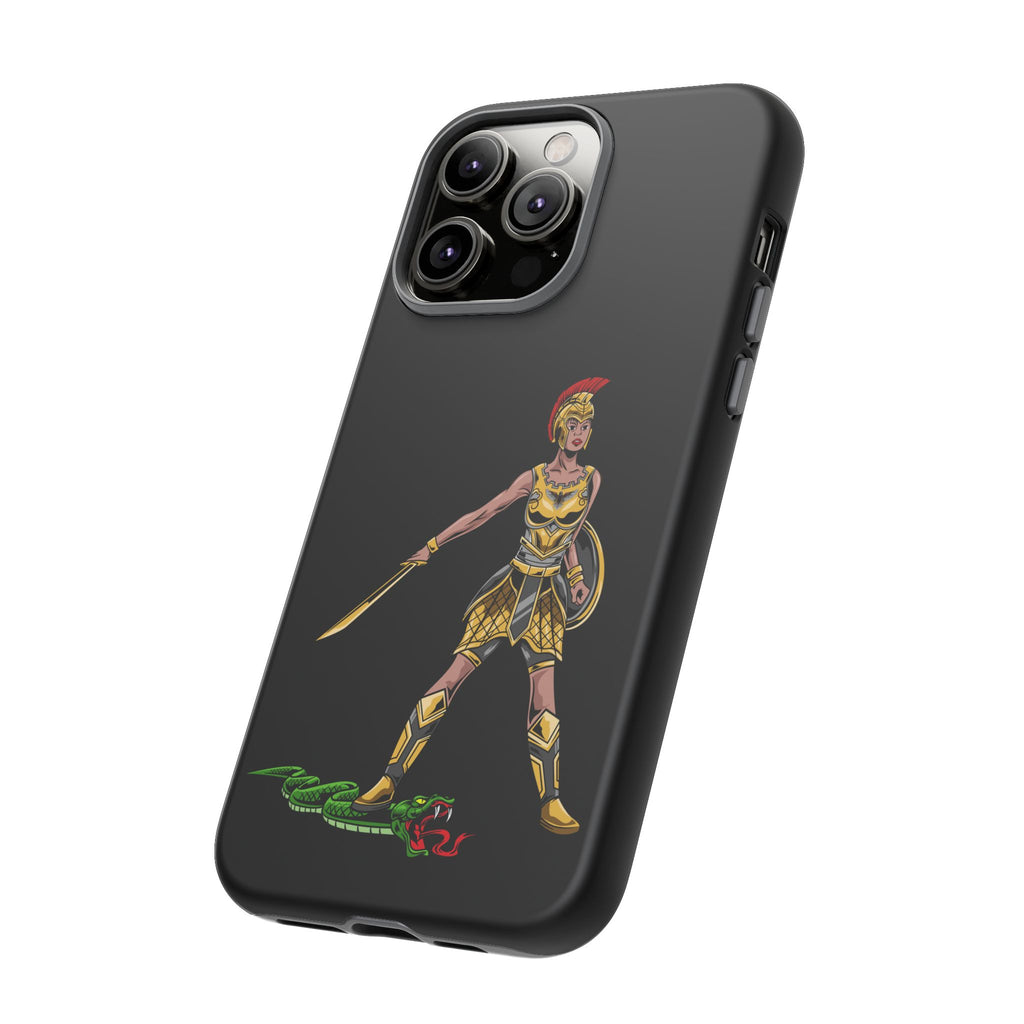 Elegant black Christian phone case with empowering faith design from The Original