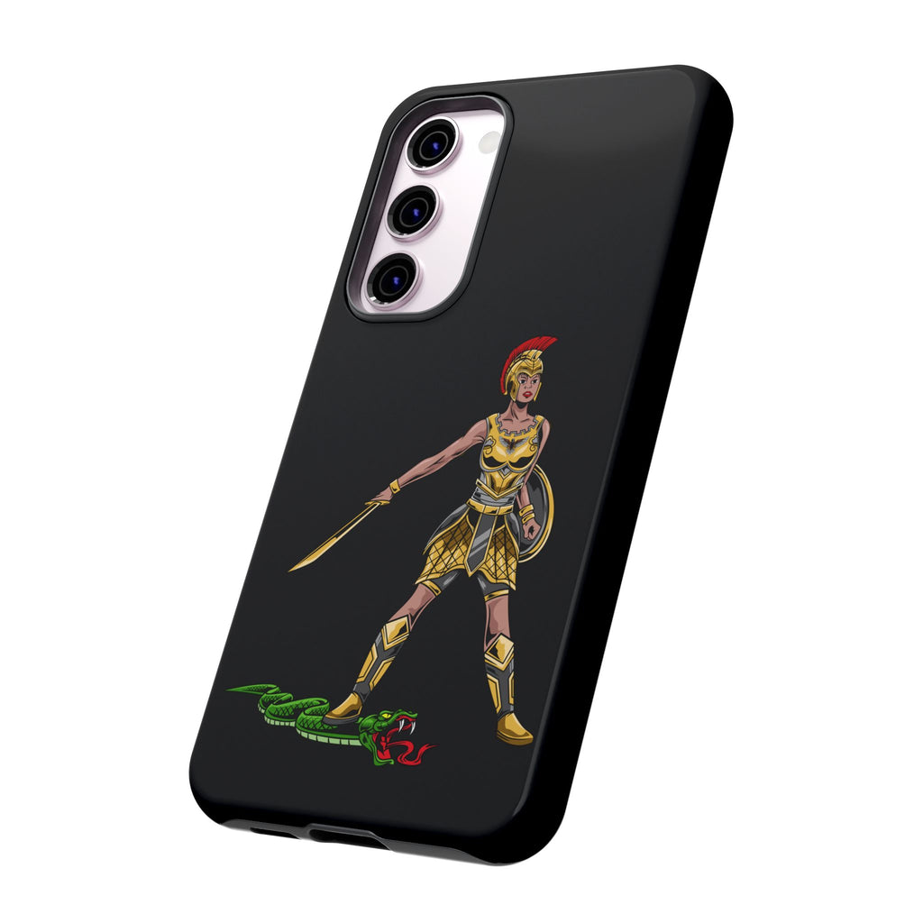Elegant black Christian phone case with empowering faith design from The Original