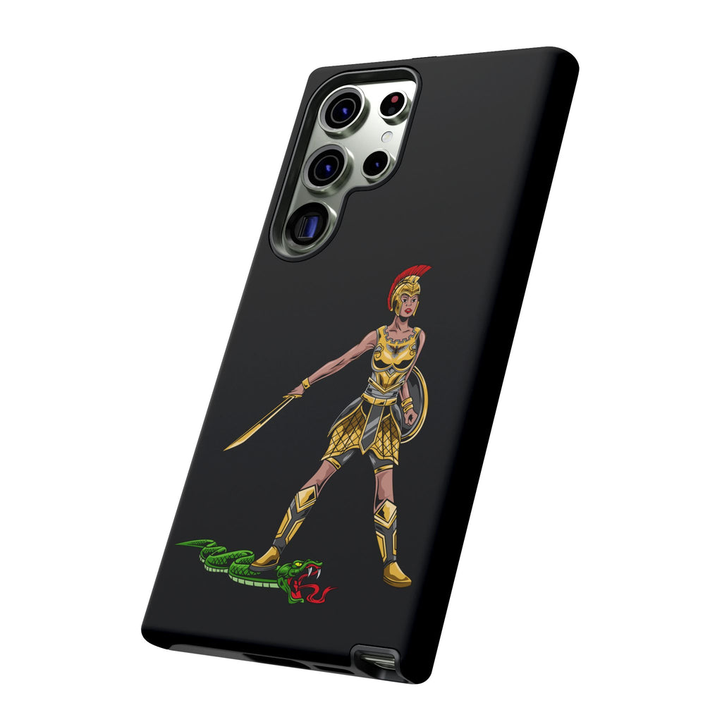 Elegant black Christian phone case with empowering faith design from The Original