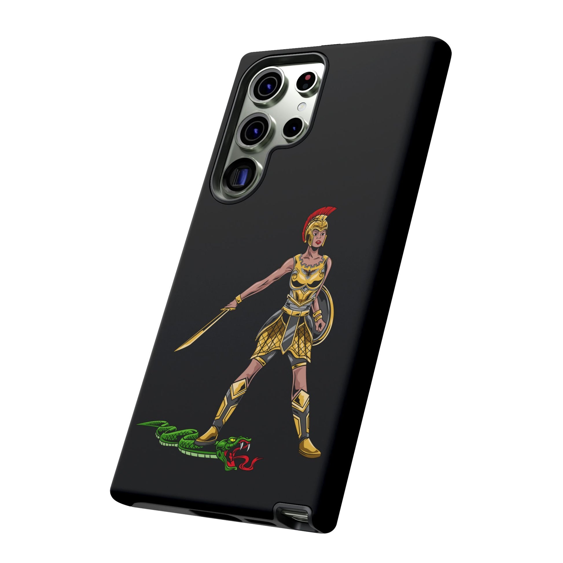 Elegant black Christian phone case with empowering faith design from The Original