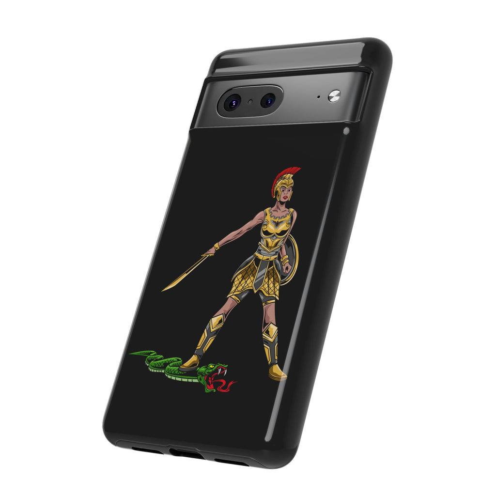 Elegant black Christian phone case with empowering faith design from The Original