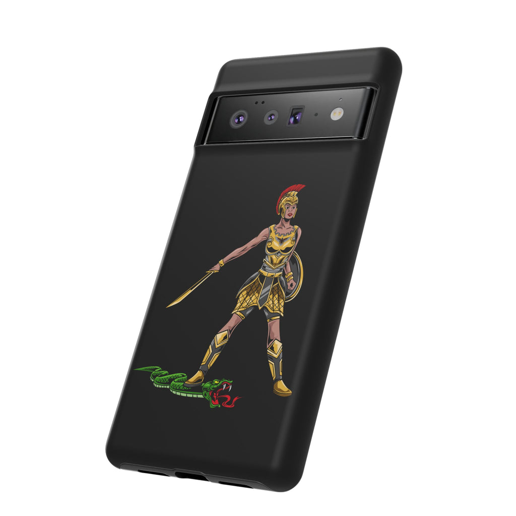 Elegant black Christian phone case with empowering faith design from The Original