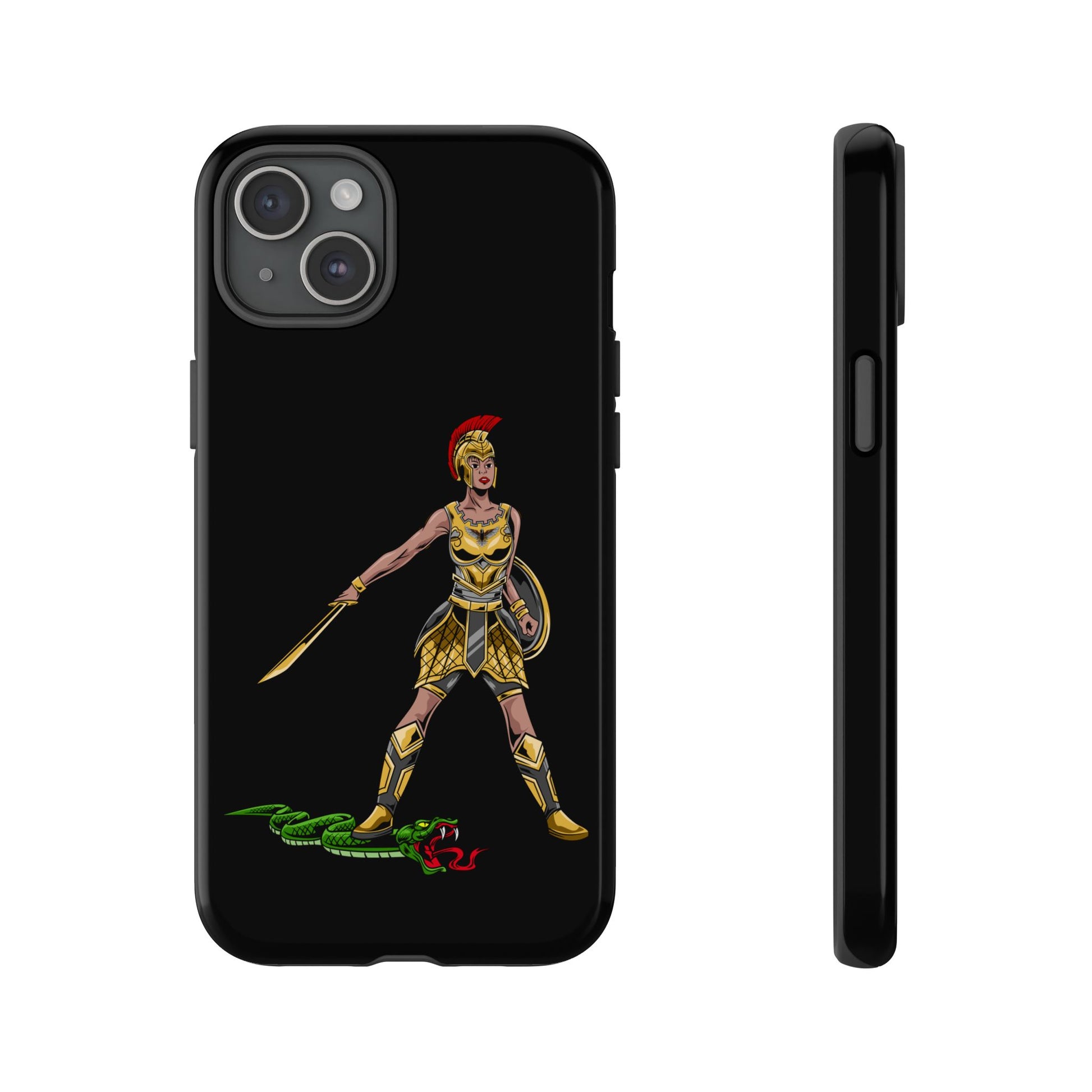 Elegant black Christian phone case with empowering faith design from The Original