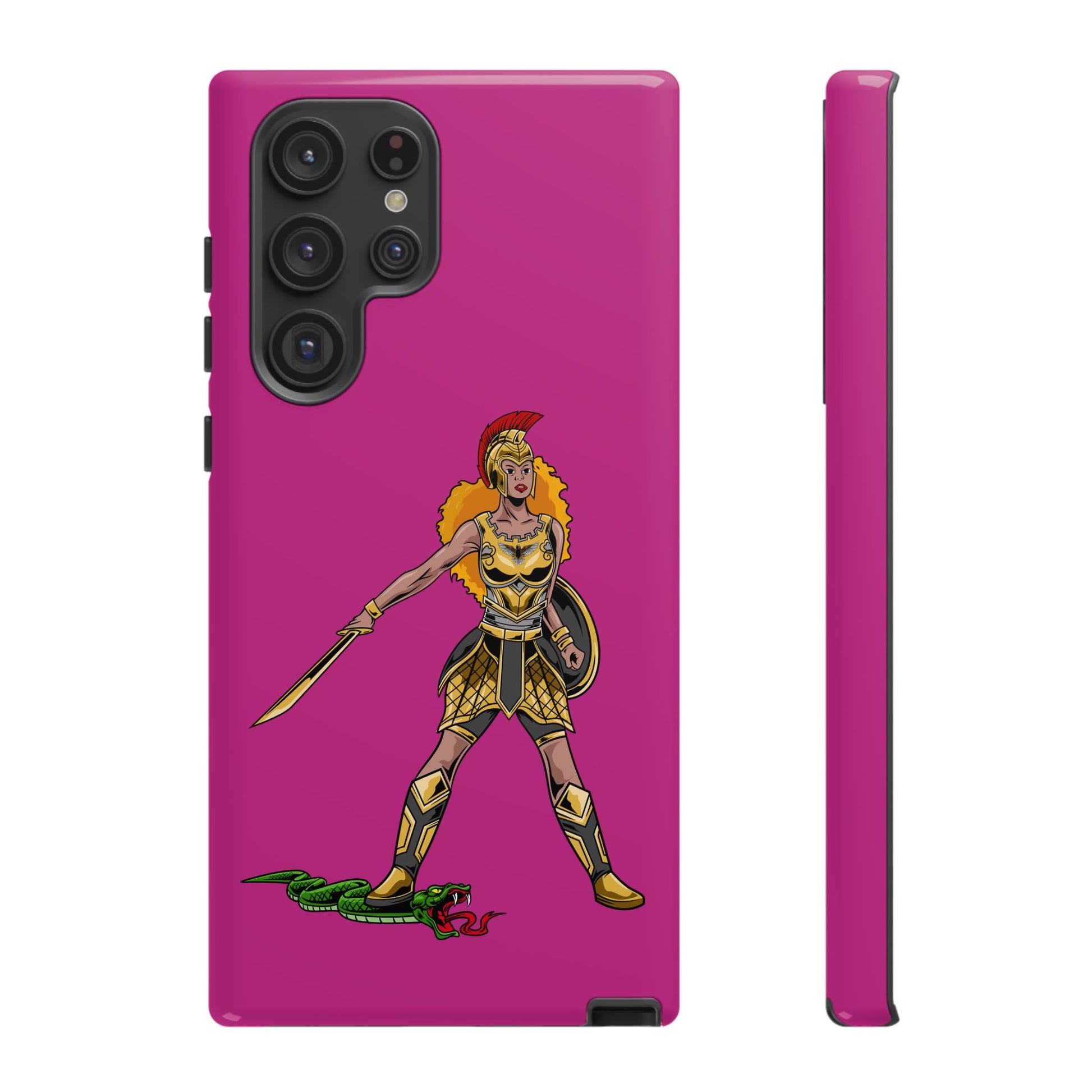 Elegant pink Woman of Faith phone cover – Christian gift with powerful meaning