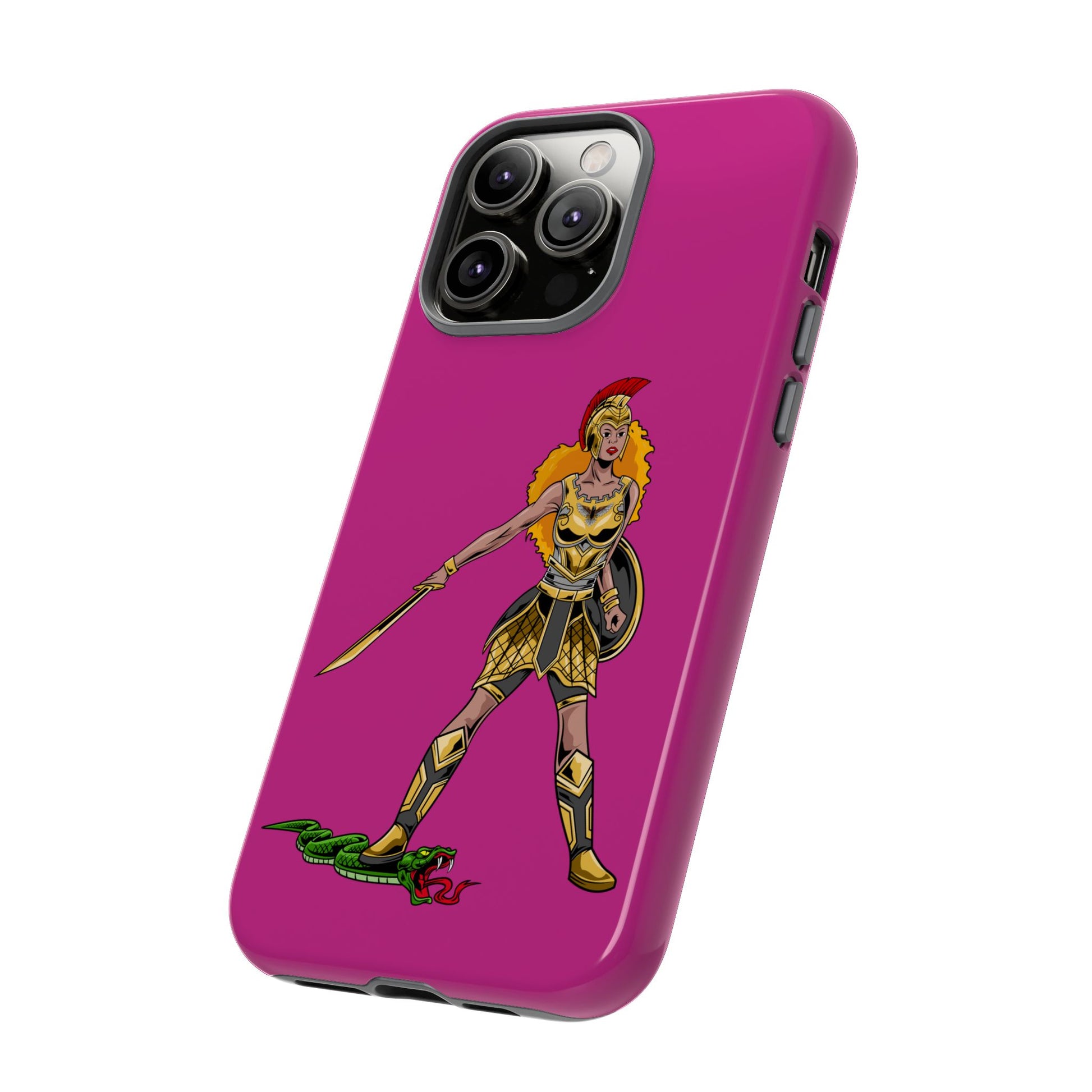 Elegant pink Woman of Faith phone cover – Christian gift with powerful meaning
