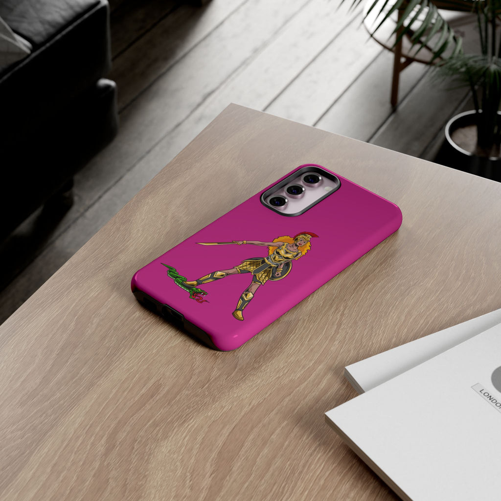 The Woman of Faith pink case – inspirational Christian accessory celebrating royal identity in Christ 