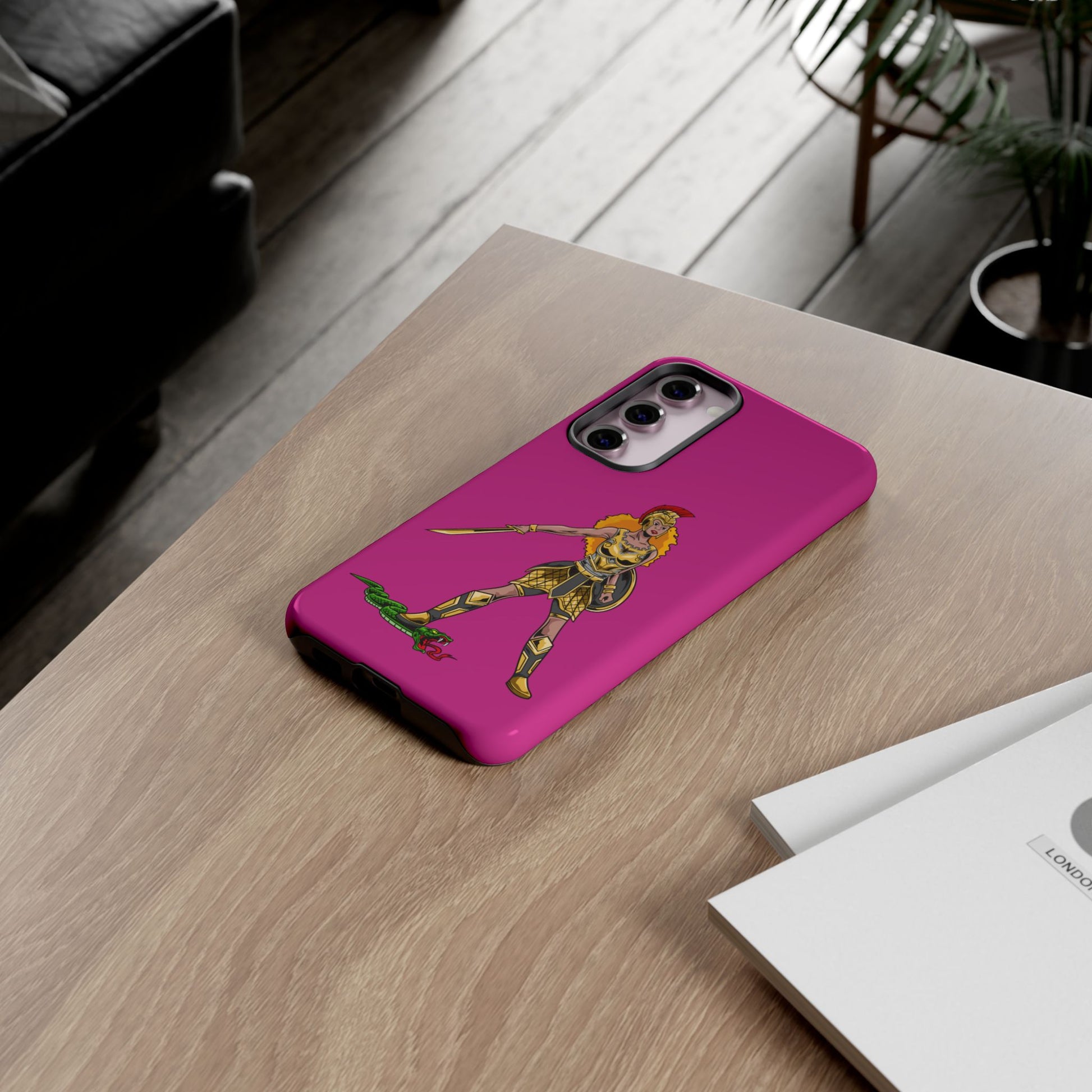 The Woman of Faith pink case – inspirational Christian accessory celebrating royal identity in Christ 