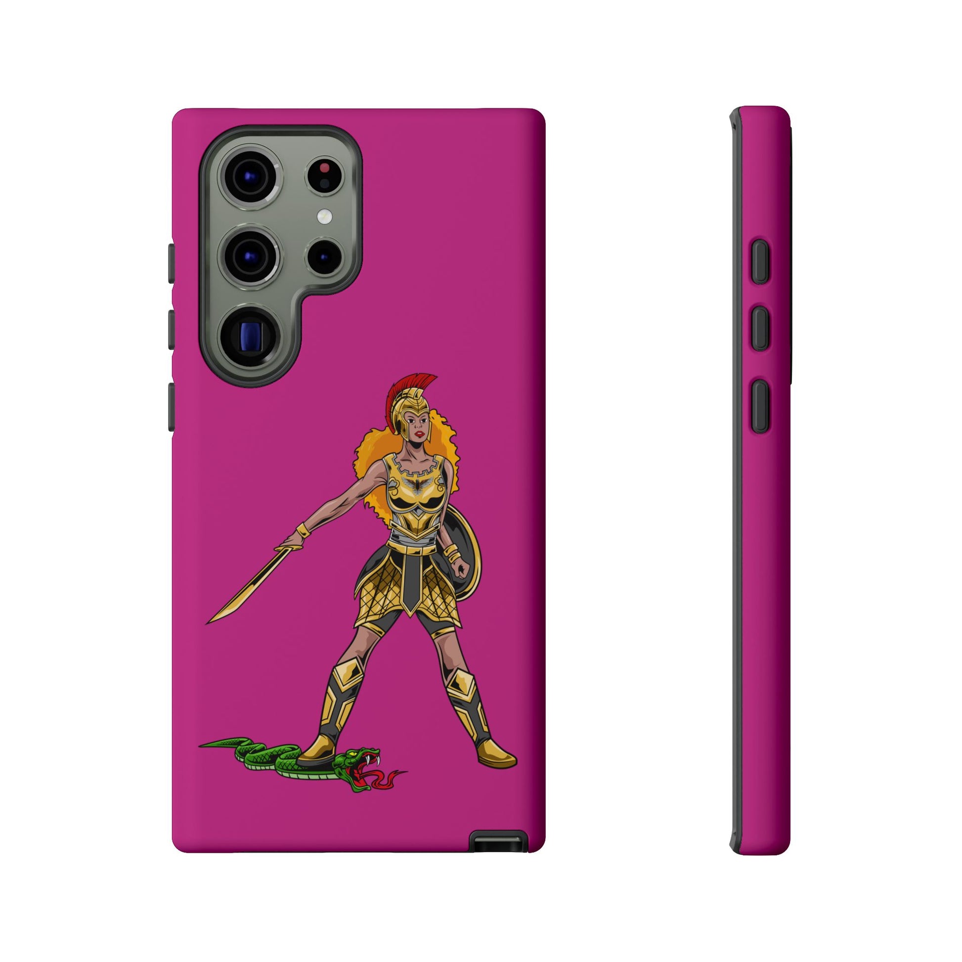 The Woman of Faith pink case – inspirational Christian accessory celebrating royal identity in Christ 