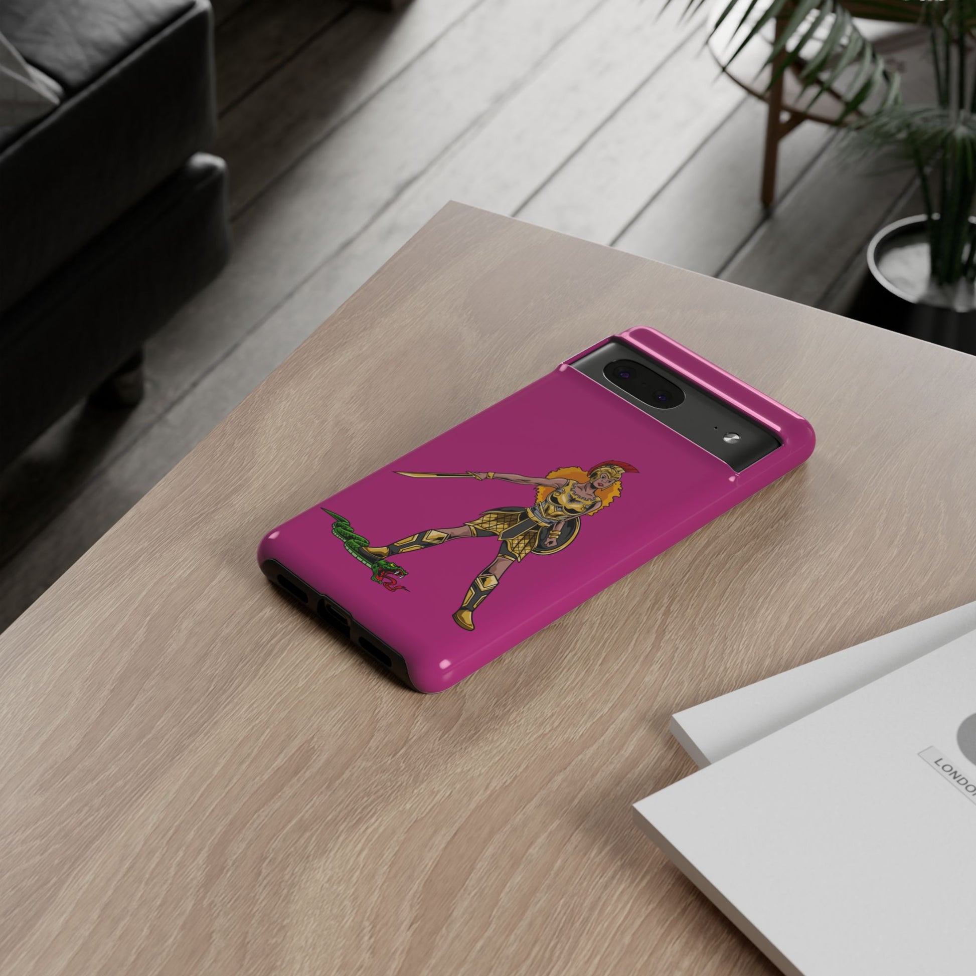 The Woman of Faith pink case – inspirational Christian accessory celebrating royal identity in Christ 
