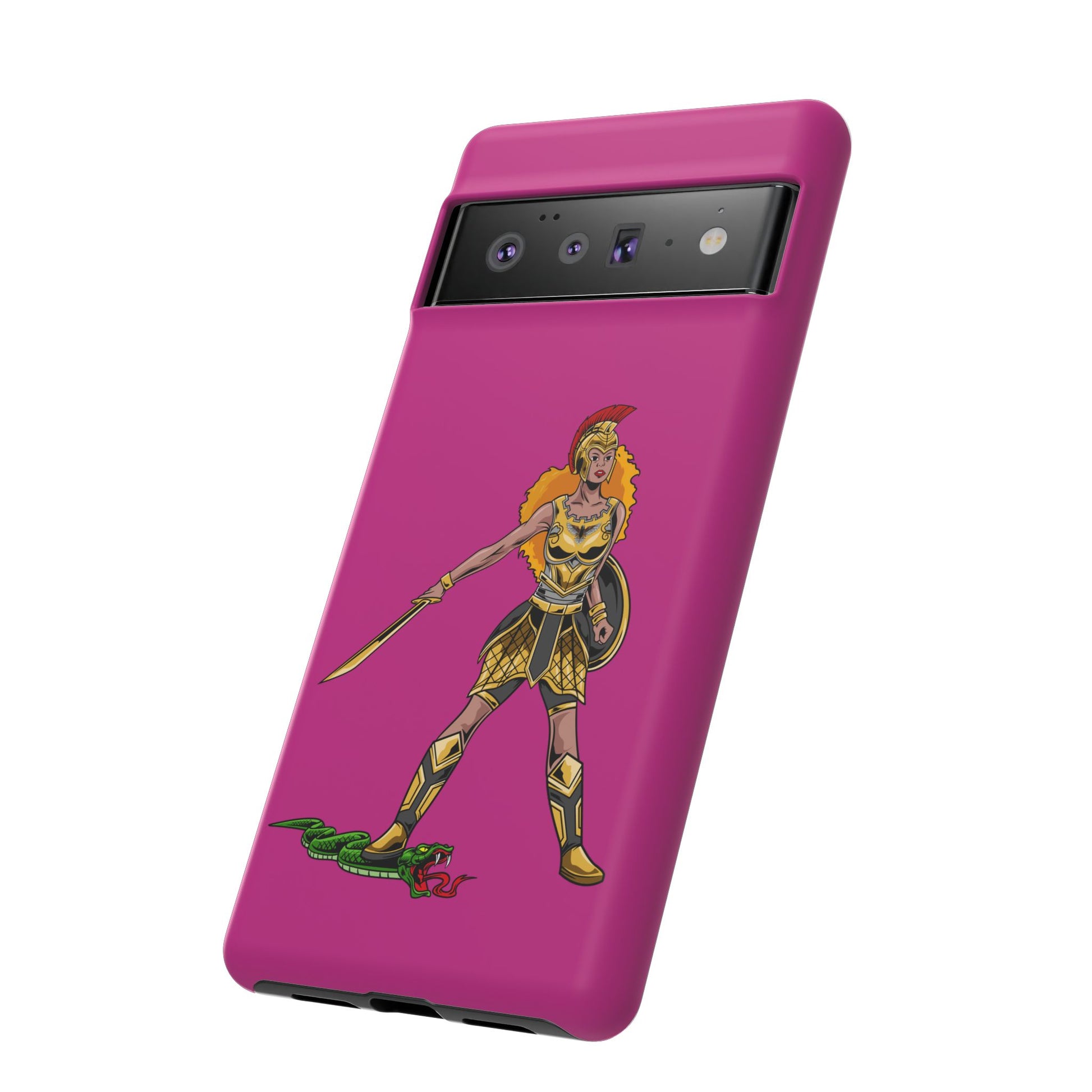 The Woman of Faith pink case – inspirational Christian accessory celebrating royal identity in Christ 