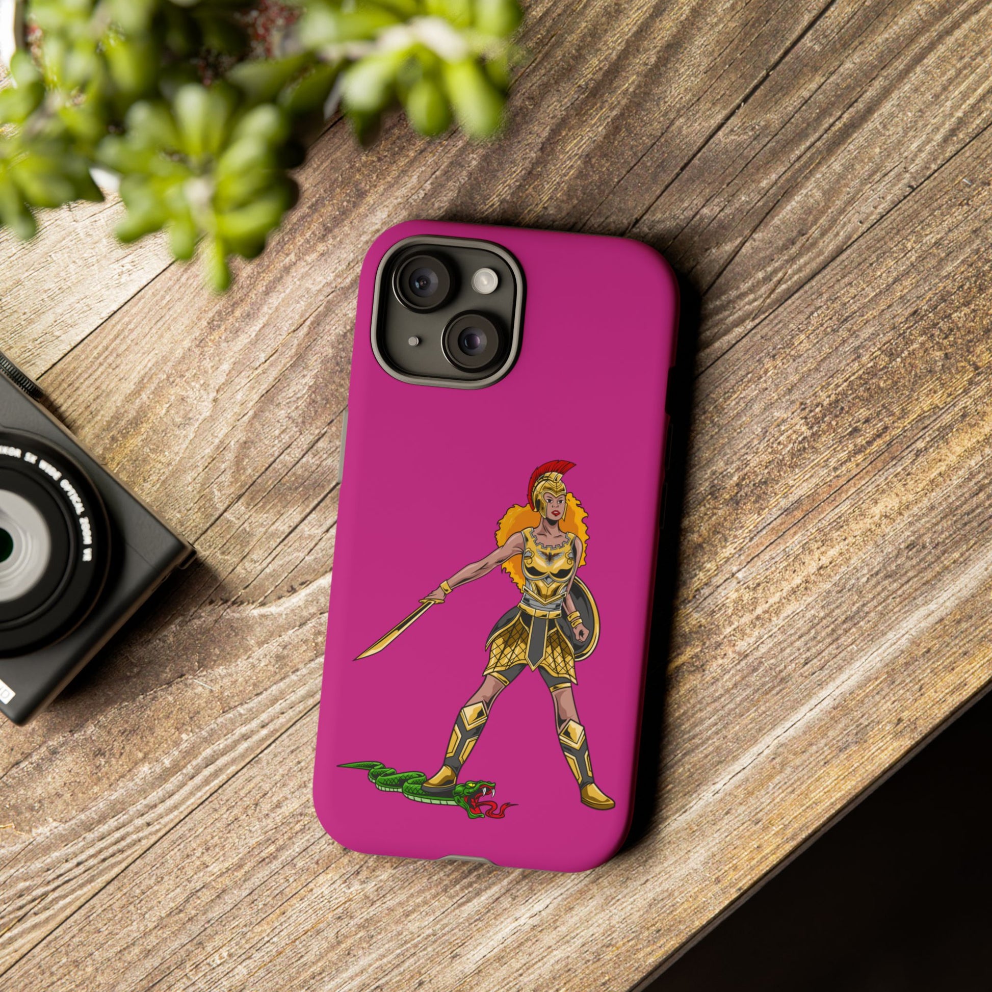 The Woman of Faith pink case – inspirational Christian accessory celebrating royal identity in Christ 