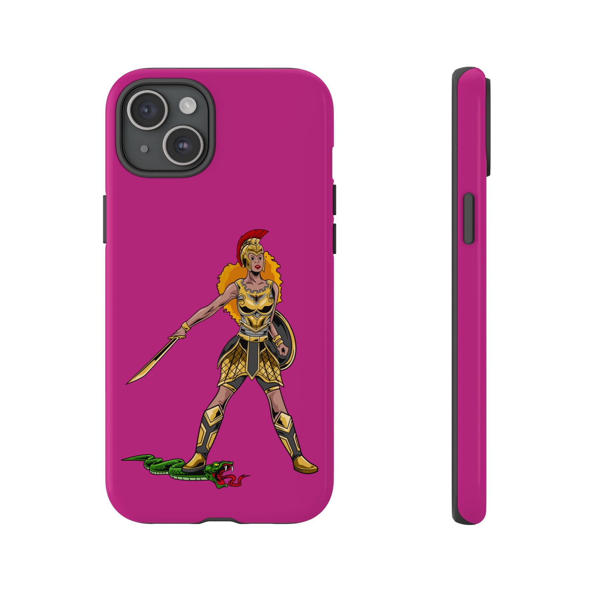 The Woman of Faith pink case – inspirational Christian accessory celebrating royal identity in Christ 