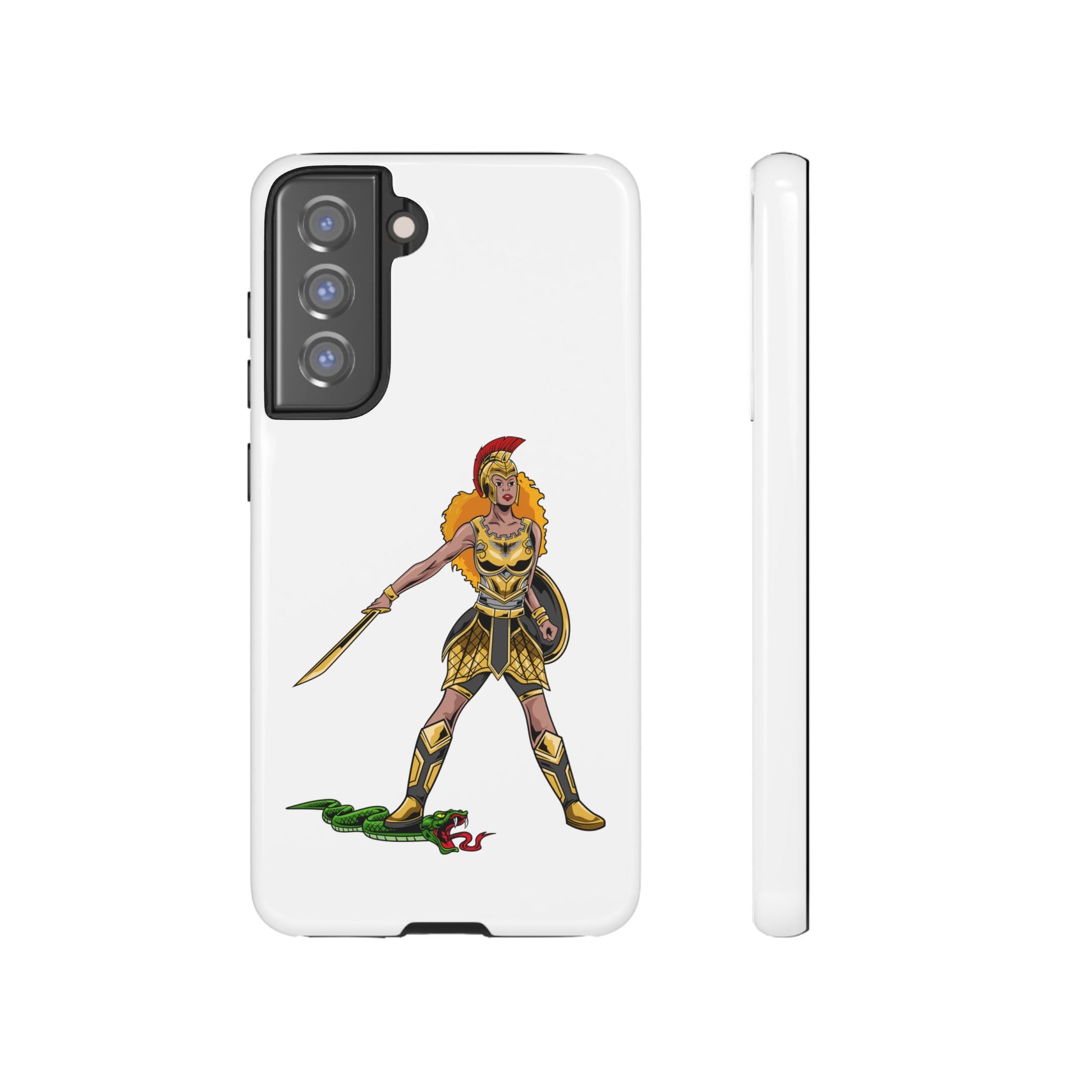 The Woman of Faith case – Christian gift for women, slim protective white cover